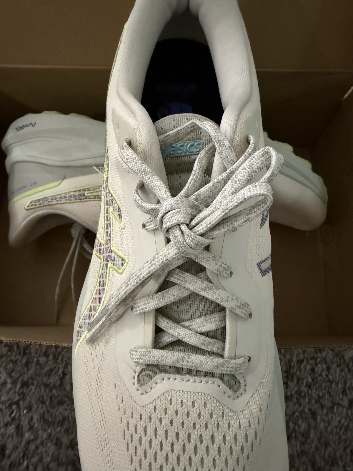 ASICS GT 1000 13 TR. New Box A Little Broken. Mens Size 12. Nature Bathing Lime image 6