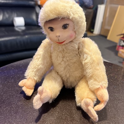 Vintage Schuco Toy Mohair Monkey Retro 1960's Jointed Bear 26cm