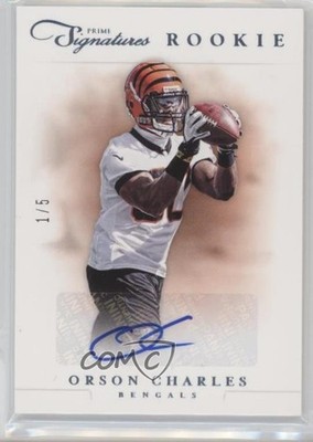 2012 Prime Signatures Signature Platinum 1/5 Orson Charles Rookie Auto RC 2u6