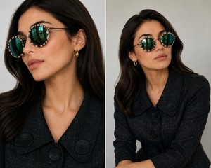 KREWE St Louis Eyewear Round Mirrored Sunglasses – New With Tags Krewe St. Louis 24K Round Sunglasses, 46mm | Bloomingdale main image 2