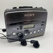 SONY WM-FX451 WALKMAN CASSETTE TAPE PLAYER AUTO REVERSE - REPLACED BELT & TESTED