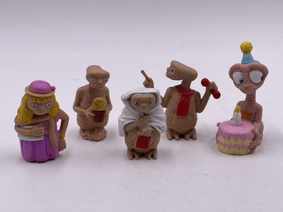 Vintage ET Figure Toy Lot Figurines Universal Studios LJN 80s Mixed Bulk Bundle