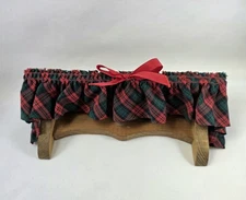 Vintage Wooden Mini Shelf Retro Christmas Display Wall Hanging Cottagecore 8"