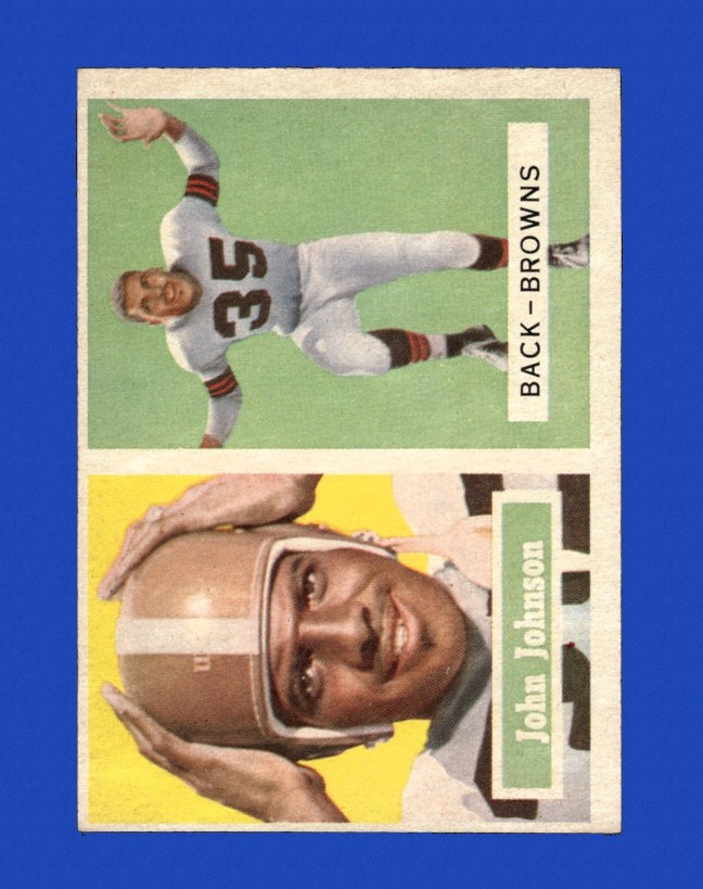 1957 Topps Set-Break # 16 John Henry Johnson EX-EXMINT *GMCARDS*