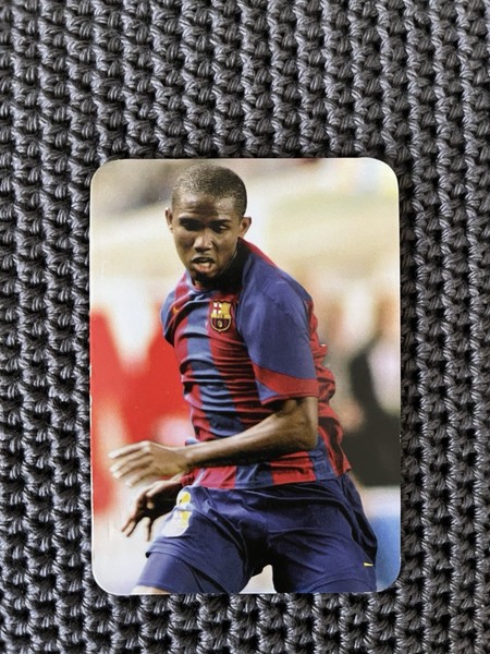 SAMUEL ETO´O / ETOO #27 FC BARCELONA 2005/06 CROMO MC MUNDICROMO LIGA 05/06
