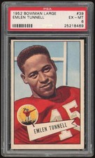 1952 Bowman Large #39 Emlen Tunnell PSA 6 *8469