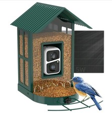 Soliom- Bird Feeder with Camera, 5W Solar Powered, AI Identify Species NEW