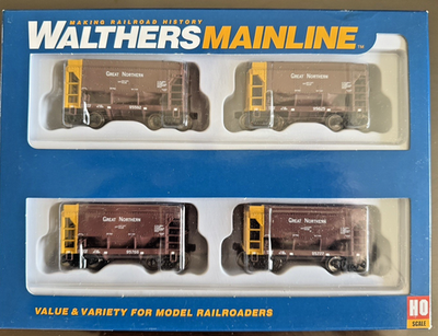 #ad HO Walthers Mainline 910 58062 Great Northern Taconite Ore Cars 4 Pack Used $68.00