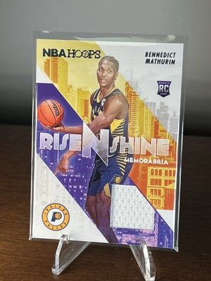 Bennedict Mathurin 2022 Panini NBA Hoops Rise N Shine #RS-BM  Rookie RC Pacers