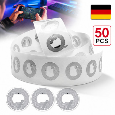 50 Stück NFC Tag Sticker NTAG215 NFC Tags Amiibo Original Chip 504 Bytes 504Byte