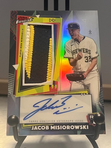 2026 Topps Finest Jacob Misiorowski Base (RAW)