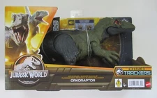 Mattel Jurassic World Dino Trackers Orkoraptor Dinosaur Action Figure Wild Roar