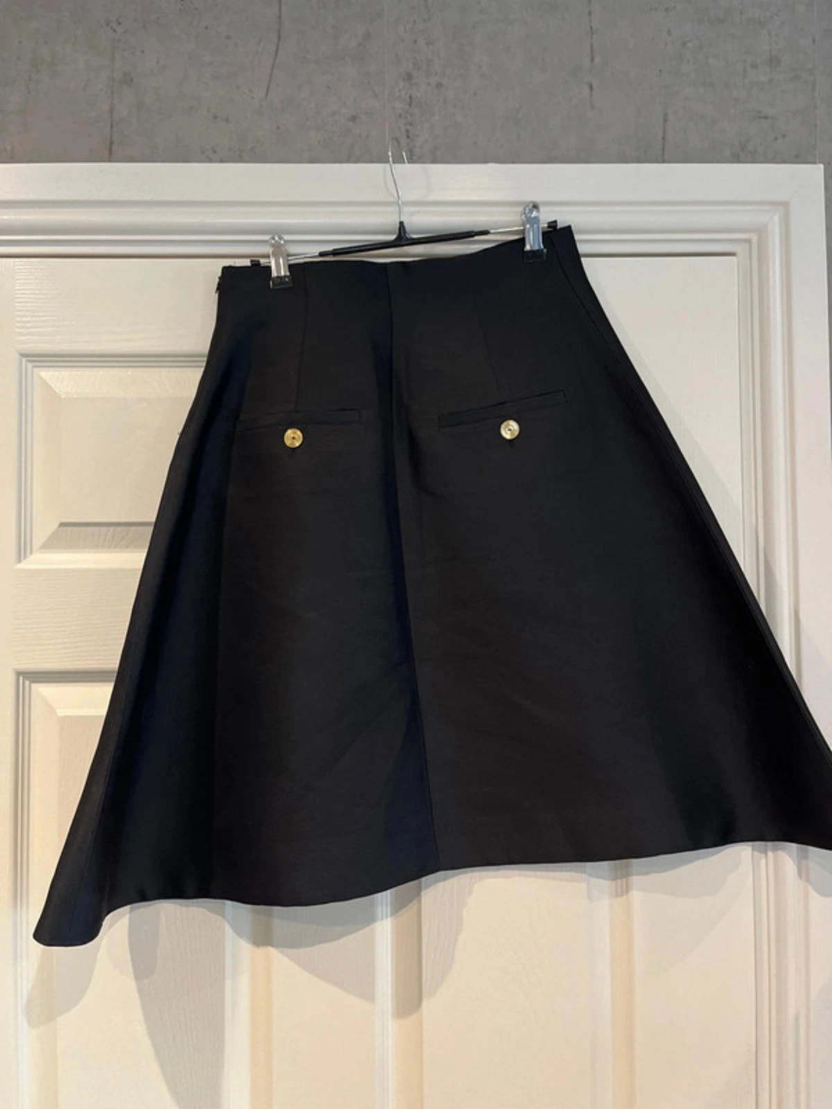 Gonna allineata nera Acne Studios. Taglia 38