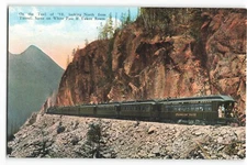 Postcard Scene on White Pass & Yukon Route Unposted Vintage VPC01.