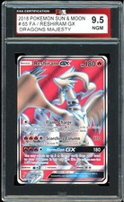 2018 Pokemon Dragon majesty #65 Reshiram GX Full Art KSA 9.5 NGM on eBay