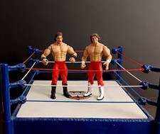 4 HORSEMEN CHRIS BENOIT BRIAN PILLMAN  WWE CUSTOM FIGURES JAKKS classic wcw