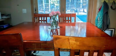 Dining table and chairs for 6