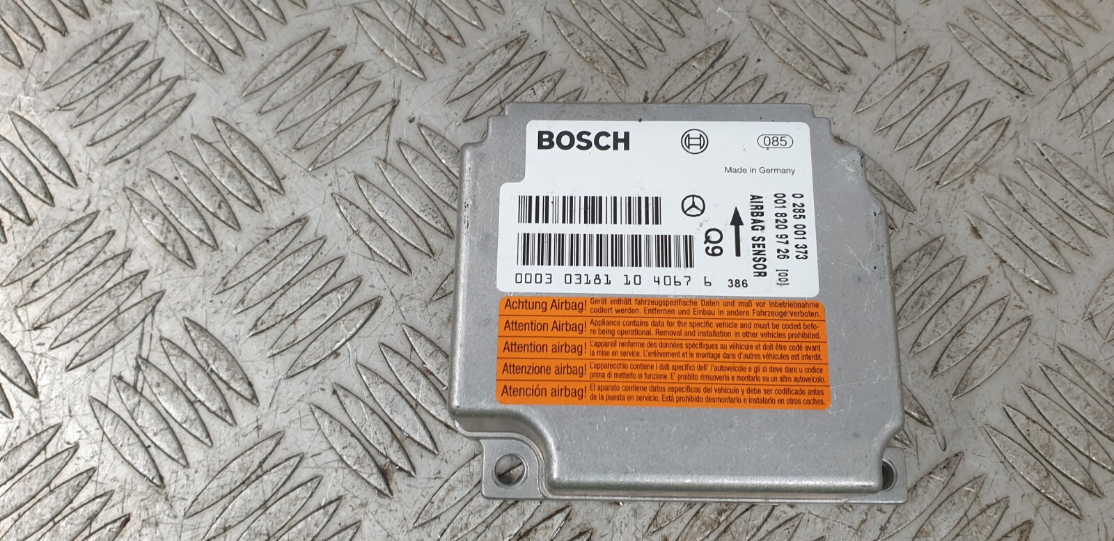 Mercedes-Benz W203 and W209 Airbag Control Unit A2038206485 for 