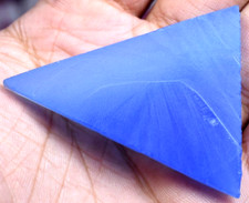 97.00 CT Natural Blue Chalcedony Brazilian Superb Untreated Slab   