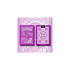 TALLY HO REVERSE FAN BACK LAVENDER DECK PLAYING CARDS ALOY STUDIOS MAGIC TRICKS