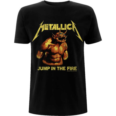 激レア　メタリカ　バンドTシャツ　Jump in the fire Metallica - Jump In The Fire Vintage - Black t-shirt | eBay