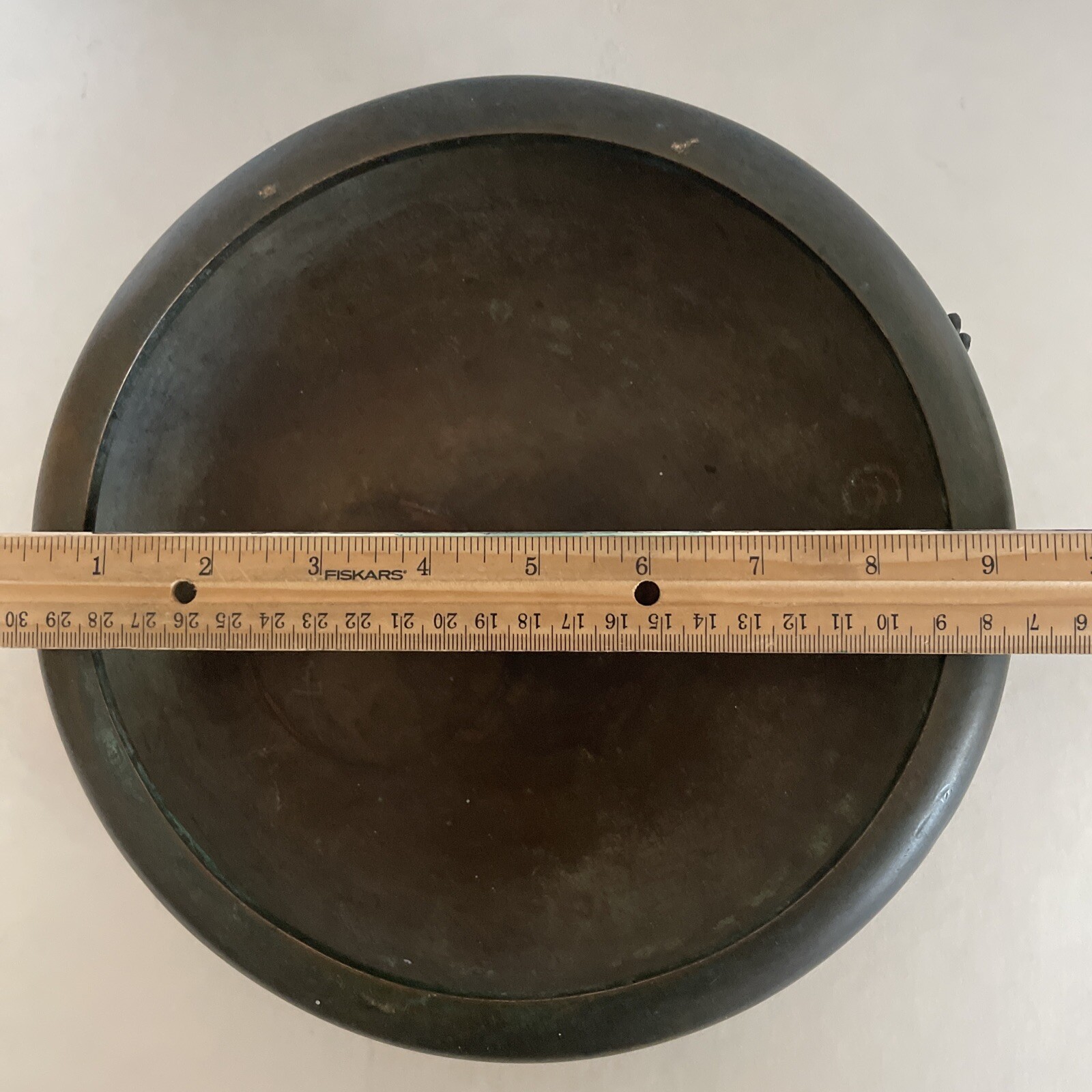 Antique Nogawa Meiji Period Japanese Mixed Metal Bronze Art Bowl