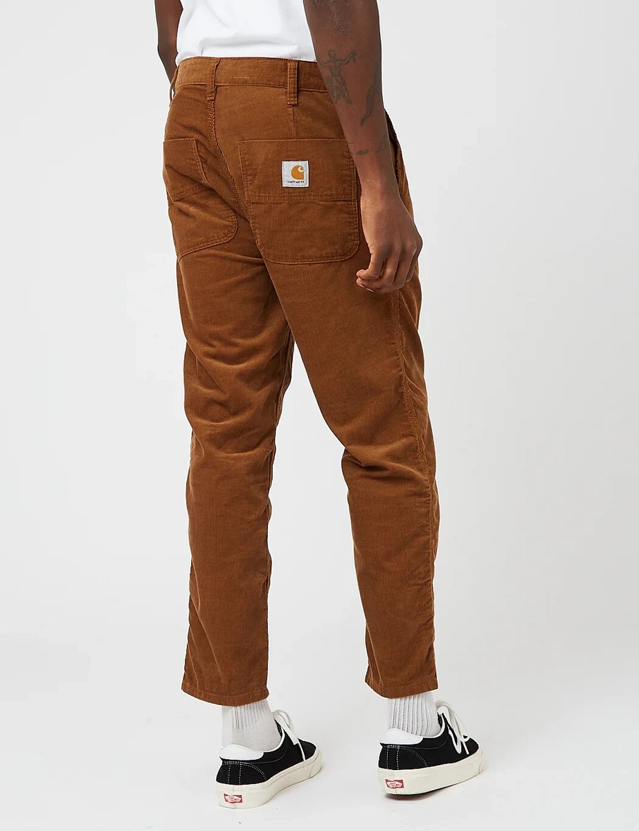 Carhartt WIP Abbott Pant Brown Corduroy Trousers Label Size 34 W36 RRP  £100