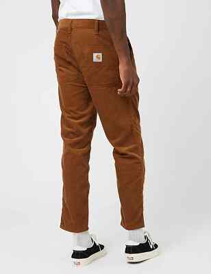 Carhartt WIP Abbott Pant Brown Corduroy Trousers Label Size 34