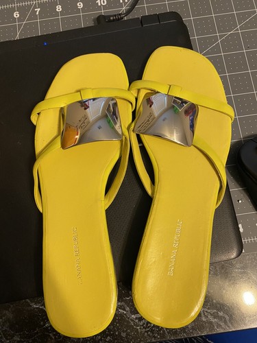 ebay yellow sandals