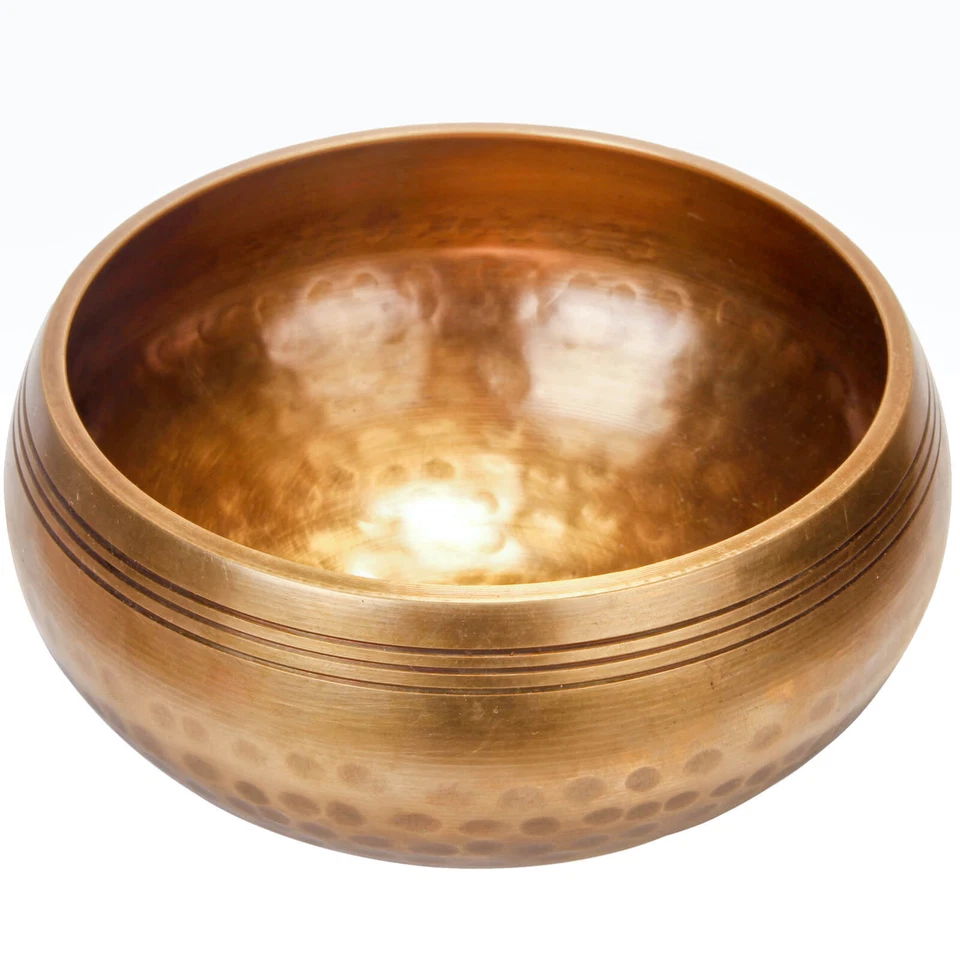 Große Tibetische Klangschale 500g, 13cm. Set für Yoga Meditation Schule als Gong - Bild 3 von 4