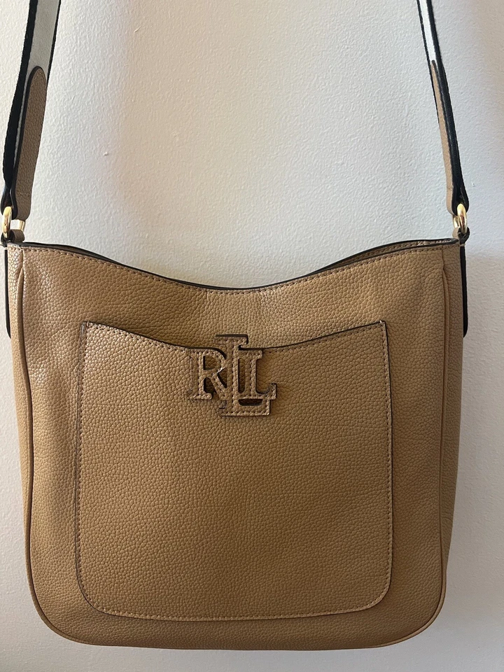 RALPH LAUREN Cameryn Pebbled Leather Small Crossbody - Image 2 of 4