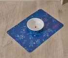 Cath Kidston Floral Pet Feeding Mat Dog/Puppy/Cat/Kitten Food Bowl/Dishes Mat