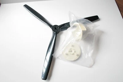 SYPROP CRRC PRO Syprop 16 x 8 3-Blade Propeller Petrol Large Scale Engine Prop & Spinner CRRC