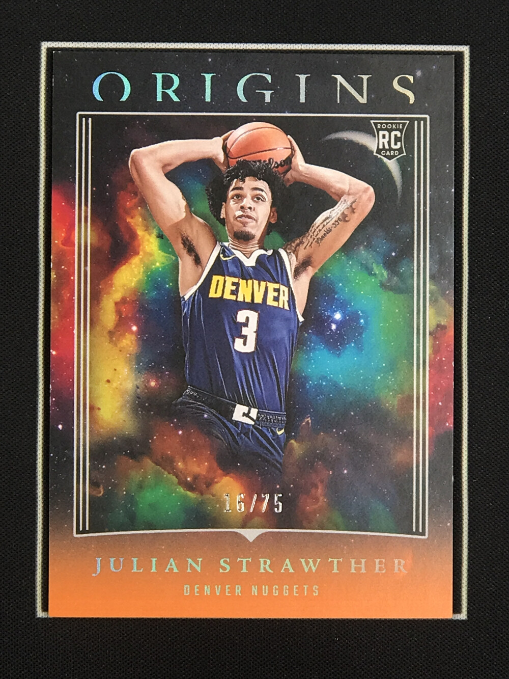2023-24 Panini Origins RC Rookie Orange Parallel #50 Julian Strawther /75 -HD