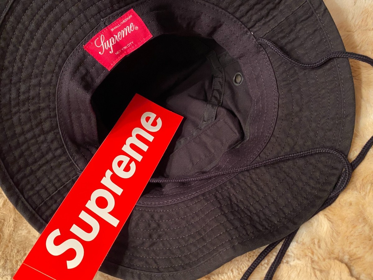 Supreme Military Boonie BLACK FW21 - SIZE S/M - NEW