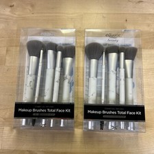 2 PACK Equate Charcoal Infused Makeup Brush Total Face Kit