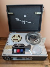 Vintage Mayfair Ft-157a Reel To Reel Tape Recorder Battery Operated