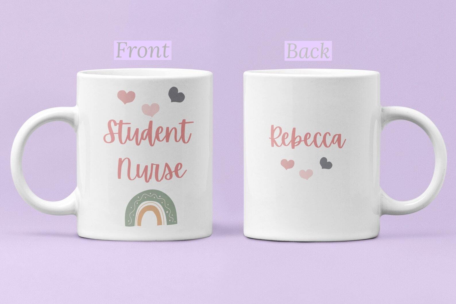 Student Nurse Gift Mug Personalised Student Nurse Nursing Student Gift Mug Nurse