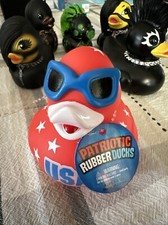 Patriotic USA rubber duck 3 inch