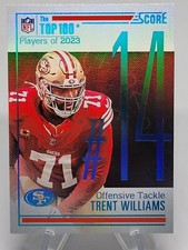 2024 Score Trent Williams Top 100 Players Case Hit 49ers Future HOF