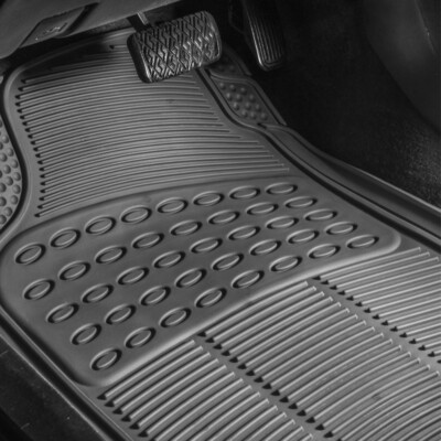FOR HYUNDAI TERRACAN-HEAVY DUTY UNIVERSAL RUBBER CAR INTERIOR FLOOR MATS 4 PIECE