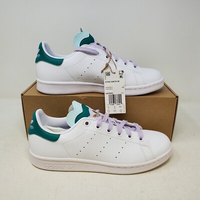 Wmns Adidas Originals Stan Smith Classis Shoe / White Green / H03942 / Size 5.5