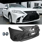 Fits for 18-22 Toyota Camry SE LE XLE Lexus LS Style Front Bumper Kit w/Grille