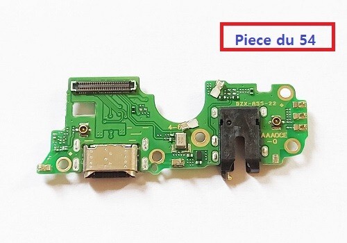 Connecteur De Charge Triple Pour Oppo A74 5G - Port USB + Micro + Jack 3,5mm, Neuf