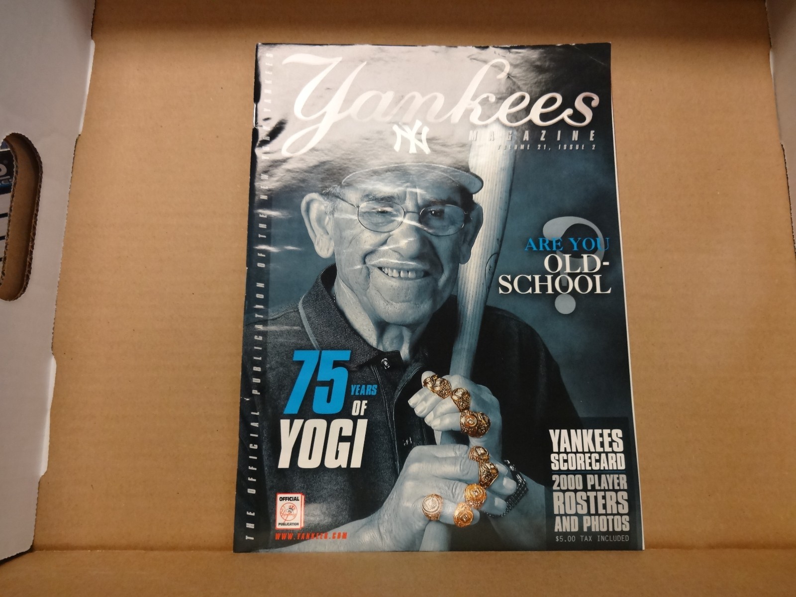 2000 New York Yankees Magazine Vol. 21 Issue 2 Yogi Berra Cover eBay