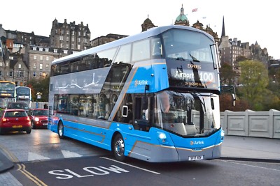 LOTHIAN AIRLINK Bus No.501 OKT 2017 6x4 Qualität Bus Foto ANSICHT 7