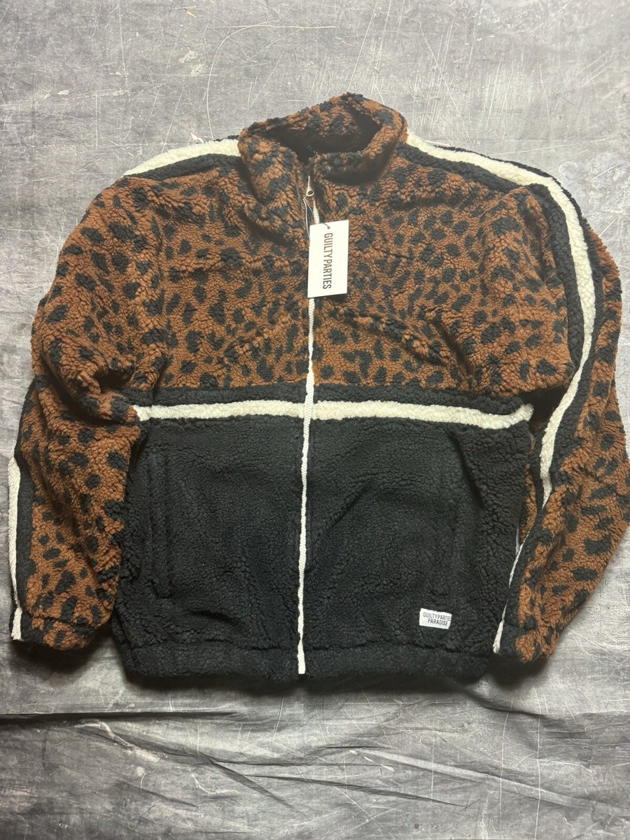 Wacko Maria Leopard Boa Track Jacket - Size L - NEW! | eBay Wacko Maria Leopard Boa Track Jacket - Size L - NEW! | eBay