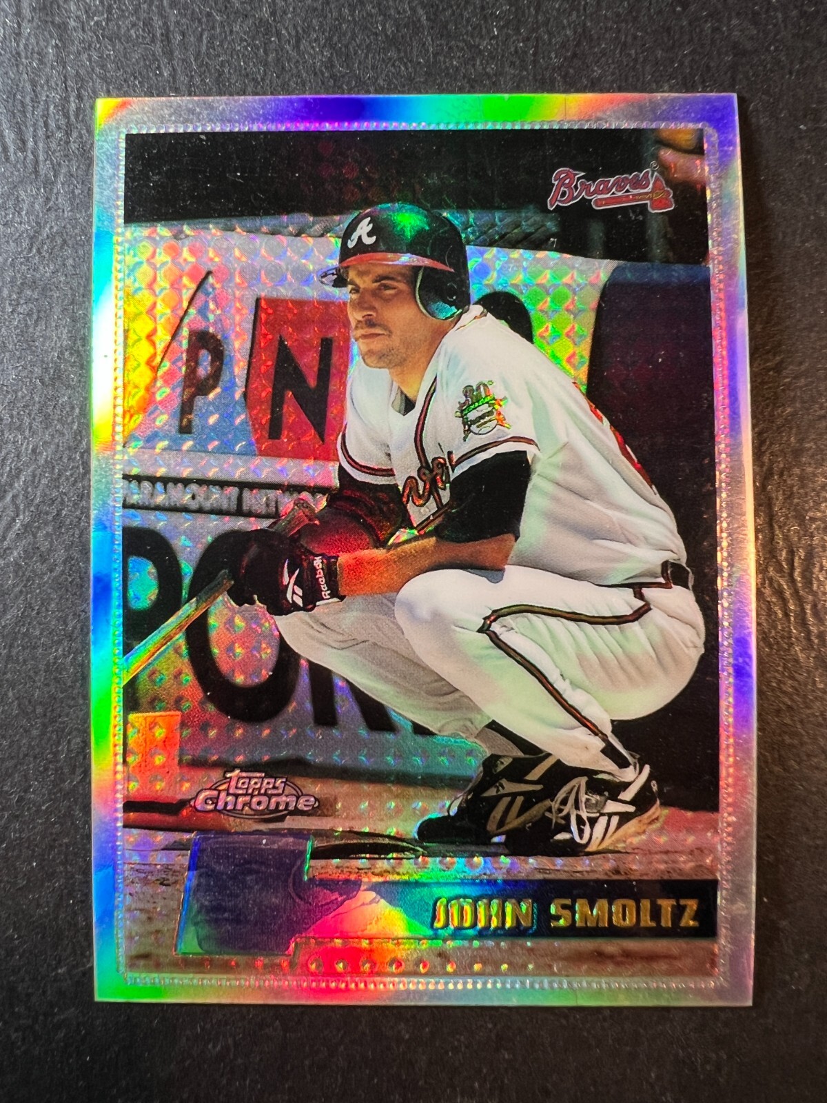 1996 Topps Chrome Refractor John Smoltz #59