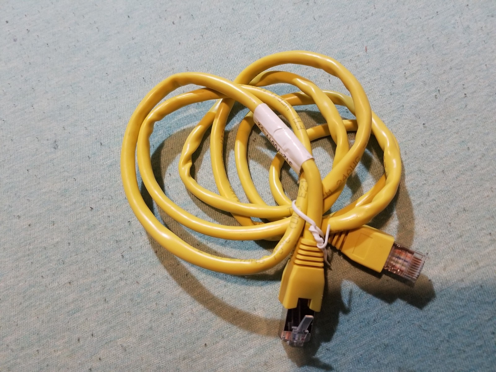 Yellow Ethernet Cable for High-Speed Wired Networking-image