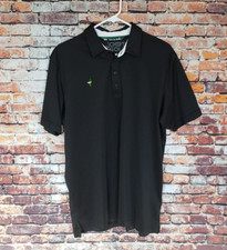    Travis Mathew Chive Golf Black Polo Shirt Men's Medium M